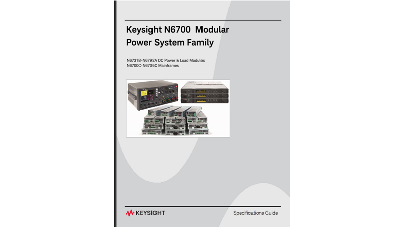 N6700 Series Specifications Guide